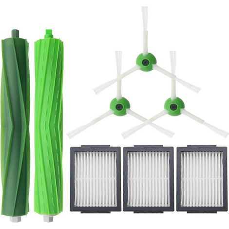 Filtre HEPA + brosse latérale + rouleau de brosse pour iRobot Roomba i7 E5 (1/5)