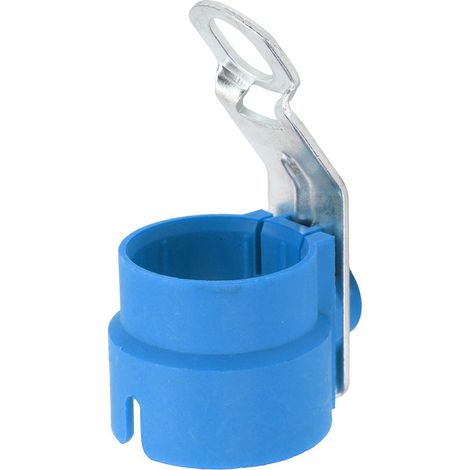 Support de prise de remorque universel étanche en métal et ABS pour connecteur 7-13 pins bleu (1/5)