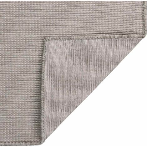 Maison Exclusive - Outdoor-Teppich Flachgewebe 120x170 cm Hellgra (1/5)