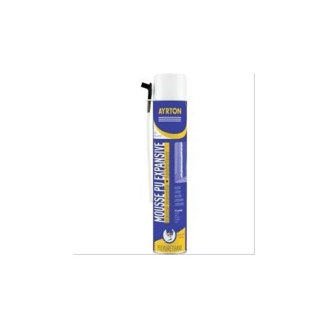 Mousse PU auto-expansive Ayrton manuelle 750ml - carton de 12