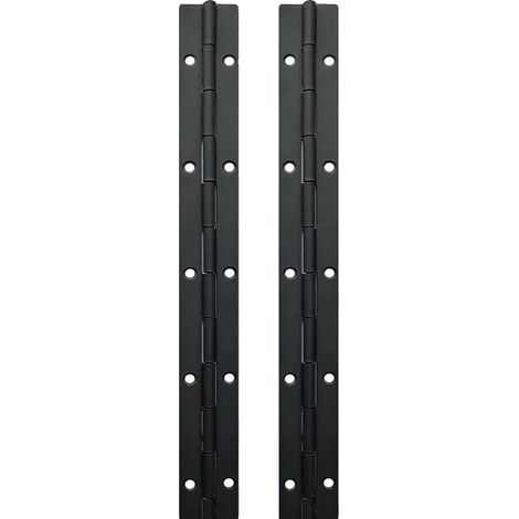 Cerniere a pianoforte, struttura in metallo resistente, facile installazione, 2 pezzi 8 pollici x 30 mm x 1,2 mm (1/2)