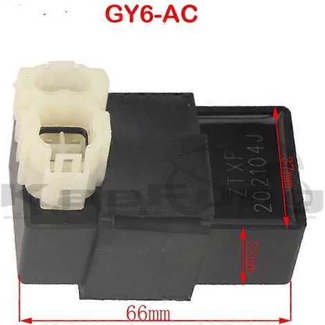 Pièces de moto, boîte CDI AC DC 6 broches, pour Scooter GY6 150cc 125cc 80cc 60cc 50cc ATV SunL Taotao kazuma 139QMB 152QMI 157QMJ