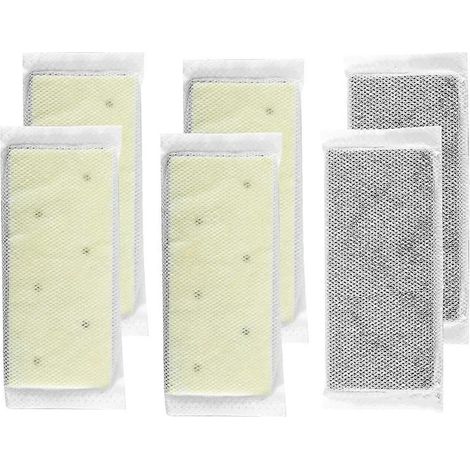 Lot de 6 filtres antioxydants de rechange pour réfrigérateur Frigidaire PureAir PK-2 Produce Keeper Plus FRPAPK2RF, filtre à air pour GRMC2273BF (1/5)