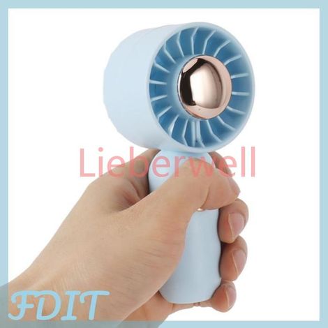 GOTOTOP Ventilateur portatif Hand Held Fan Outdoor Portable USB Rechargeable Small Desk Fan electromenager ventilateur Bleu (1/5)