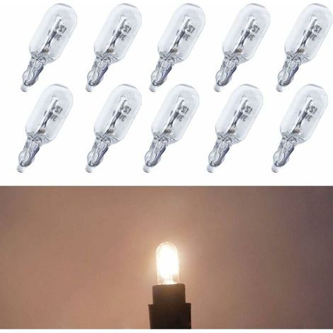 10 Pièces Ampoule T6.5 Voiture Tableau De Bord Tableau De Bord Lumière 3W Voyant 12V Feux Latéraux Accessoires De Voiture (1/5)