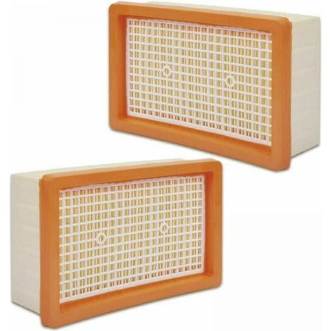 Set of 2 flat pleated filters compatible with Kärcher MV4 / MV5 / MV6 / Wd4 / Wd5 / Wd6 multi-purpose vacuum cleaners (1/5)