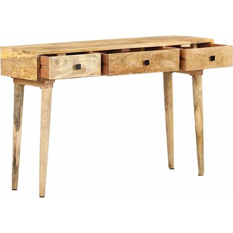 Maison Exclusive - Tavolo Consolle 115x35x76 cm in Legno Massello di Mango (1/5)