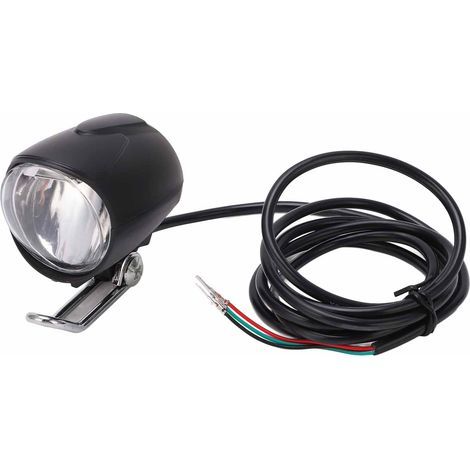 Phare avant universel 2 en 1 avec lampe LED et klaxon pour vélo électrique (1/5)