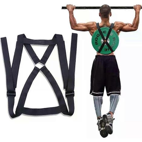 Sangle de gilet lesté avec disques de musculation pour tractions, pompes et gainage à domicile - Entraînement de musculation portable