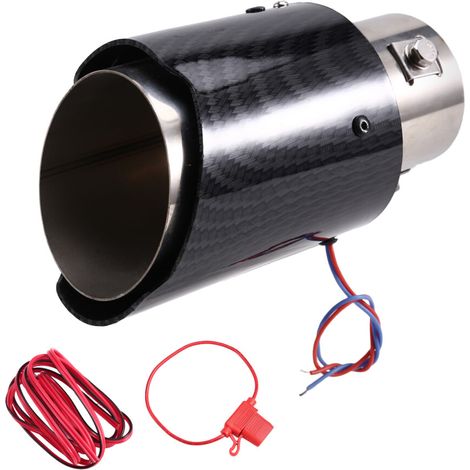 Adecuado para tubos de escape universales de fibra de carbono para automóviles.