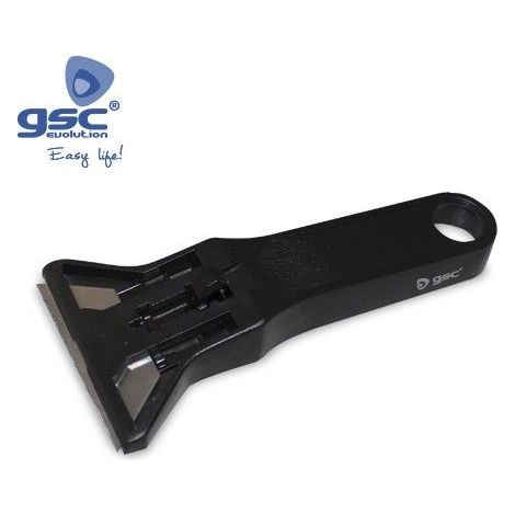 Kunststoffschaber mit Stahlklinge + 2 Ersatzteile GSC 002101442