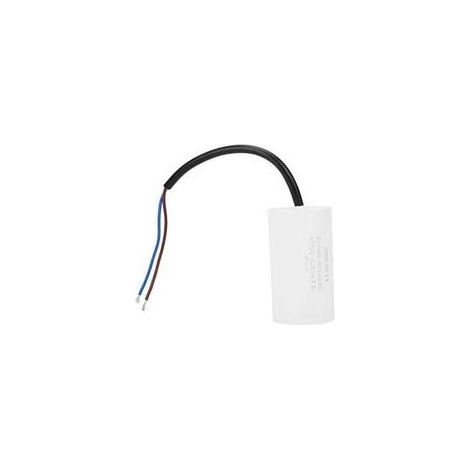 CBB60 450V 25µF Anlaufkondensator, Mikrofarad-Motorkondensator mit Anschlusskabel (1/5)