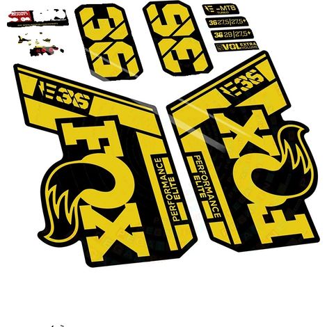Autocollants, Designs Personnalisés, Vinyle Durable, Jaune 023 (1/2)
