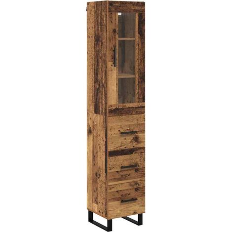 Maison Exclusive - Alacena Madera Vieja 34,5 x 34 x 180 cm Madera