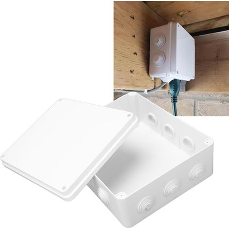 IP65 wasserdichtes Kunststoffgehäuse mit Gummidichtung für elektrische Außenanwendungen, geeignet für elektronische Produkte, Abmessungen: 300 × 250 × 120 mm. (1/5)