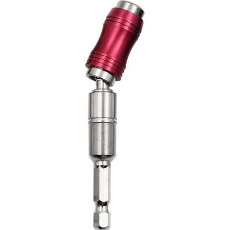 Portainserti magnetico girevole, portainserti girevole a sgancio rapido, portainserti flessibile per cacciavite per punte da trapano da 1/4 di pollice, prolunga per punte da trapano per spazi ristrett