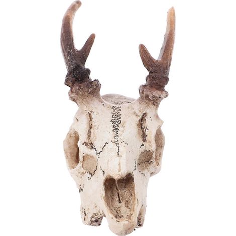 Resin Deer Skull Hideout Reptile Decor Aquarium Cave Skull Aquarium Decor Reptile Tank Accessories Fish Tank Skull Decorations (1/5)