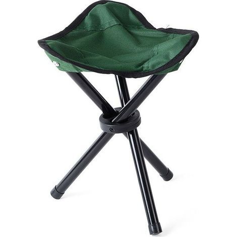 Tabourets de camping trépied, chaise de camping pliante portative légère, petit tabouret en toile à 3 pieds pour la pêche en plein air plage barbecue pique-nique voyage siège de randonnée (1/5)