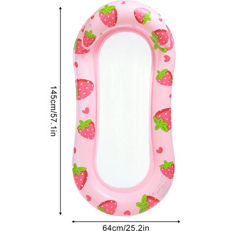 Tapis de piscine gonflable avec appui-tête, pouvant également servir de matelas flottant pour bronzer. (1/3)