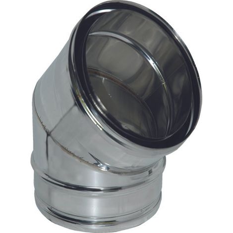 30° mf rostfreier Stahlbogen dp air 30g d200