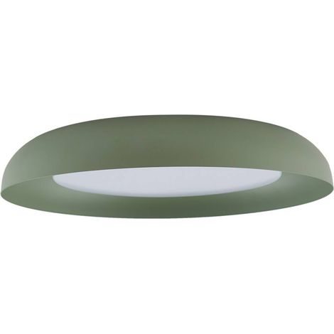 Lindby Lámpara de techo LED 'Florie' en Verde Plástico