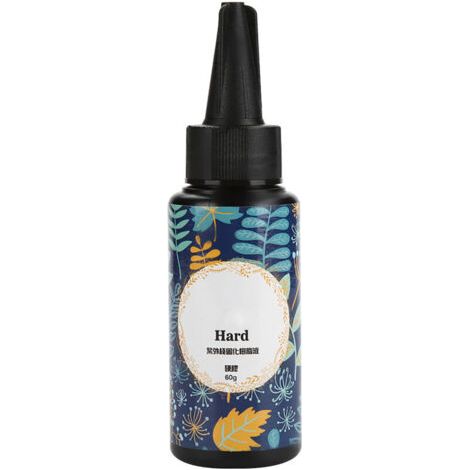 Résine UV Époxy Transparente pour Bijoux DIY - Gel de Séchage Solaire (60g)