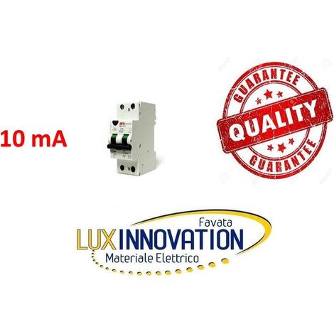 SALVAVITA VASCA IDROMASSAGGIO SALVA VITA DOCCIA 0.1 DIFFERENZIALE MAGNETOTERMICO 10 ma 10A