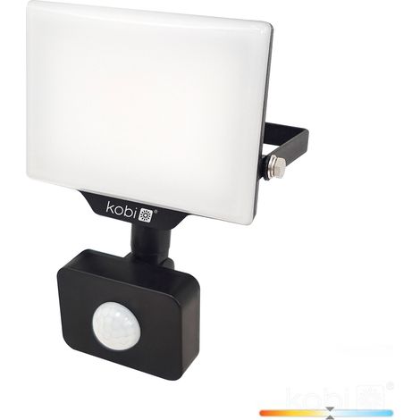 Projecteur LED extérieur 20 W noir avec détecteur de mouvement IP54, 4000 K, 1600 lm DELYO MHNC Kobi (1/5)