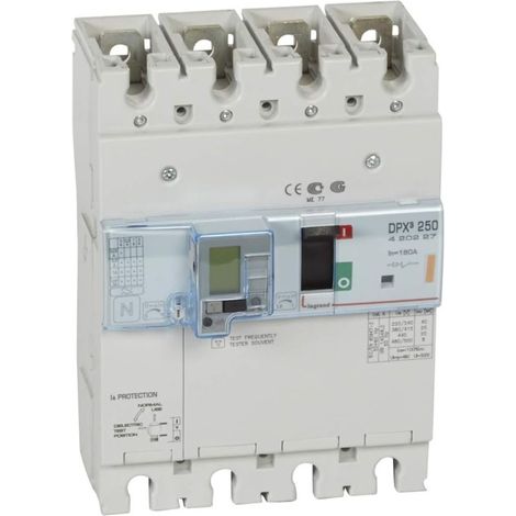 Legrand 420227 Leistungsschalter DPX³ 250 – magnetothermisch, mit Fehlerstromschutz – 25 kA