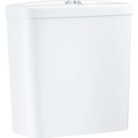 Grohe Bau Ceramic - Cassetta WC combi, 34x15 cm, approvvigionamento idrico inferiore, bianco alpino 39436000 (1/3)