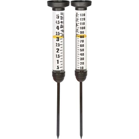 Pluviomètre avec support en plastique - D 12 cm x H 105 cm - Livraison gratuite (1/6)
