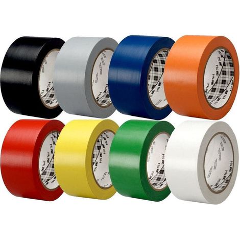 Ruban adhésif vinyle 3M™ 764I 50mm x 33m noir - 3M