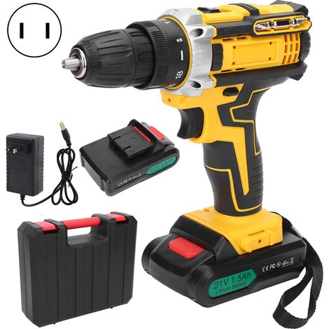 Perceuse électrique à poignée pistolet, haute torsion, visseuse-perceuse AC100-240V (prise US), sens horaire et antihoraire, outil de perçage (1/5)