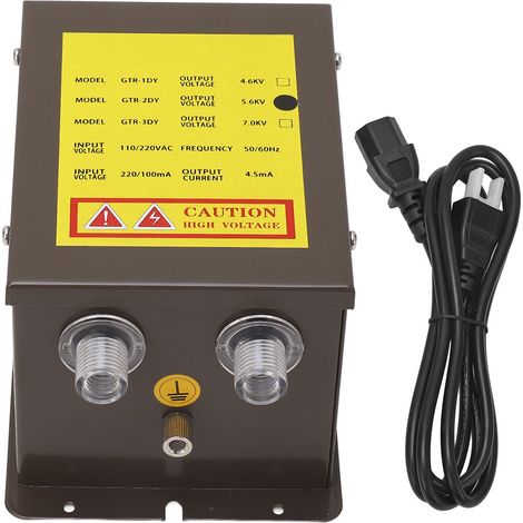 Zweistufiger 5,6-kV-Ionisationsluft-Spannungsgenerator, antistatisch, 100–110 V US-Stecker (1/5)