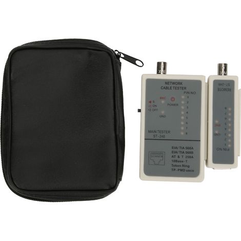 248 Kabeltester Automatisches Scannen RJ45 RJ12 RJ11 Netzwerkkabel-Detektor Draht-Tracker DC 9V