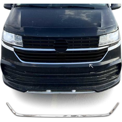 Garniture de Diffuseur Pare-chocs Avant Compatible avec VW T6 Transporter 2019-2020, Garniture Baguette de Calandre en Acier Inoxydable Argent (1/5)