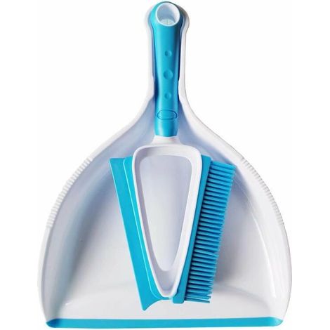 SHINING HOUSE Brosse en poils et Raclette avec Ensemble Pelle à Poussière, Pelle à Poussière et Ensemble de Brosses 1pièce
