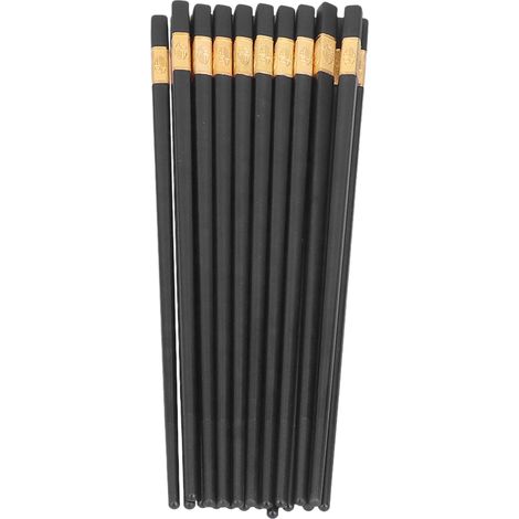 24cm verre fibre baguettes dorées 10 pcs, réutilisables et compatibles lave-vaisselle (1/5)