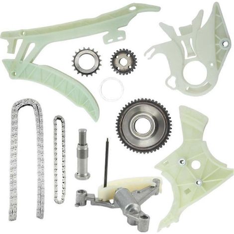 Kit de chaîne de distribution 11318648732, pompe à huile, chaîne d'entraînement pour BMW N20 N26 N52 N55 11317585020 (1/5)