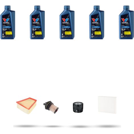 Kit tagliando 4 FILTRI e 5L OLIO compatibile con Renault Talisman 1.5 DCI 81kw Dal 2015 (1/5)