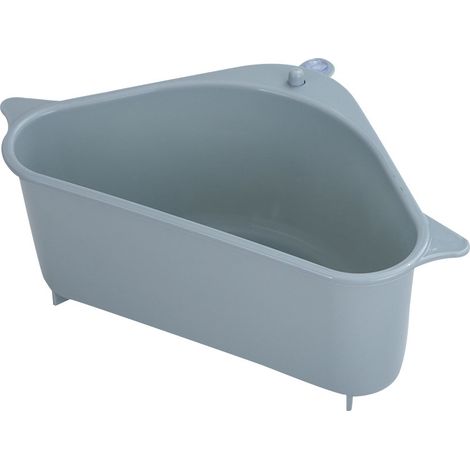 Spugna multiuso per piatti, scolapiatti in plastica, ripiano portaoggetti da cucina, 1 pezzo (blu) (1/5)