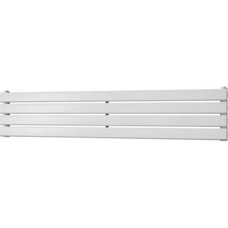 Typhoon Axis - White Horizontal Radiator H272mm x W1400mm Single Panel (1/3)