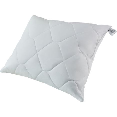 Oreiller antiallergique 70x80 Happy blanc microfibre polyester matelassé Inter Widex (1/2)