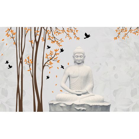 Papier peint panoramique - ZEN - Bouddha - 130 cm x 79 cm (1/2)