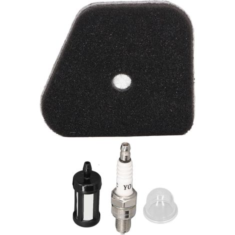 Kit de réparation de filtre à air, coton céramique, bouchon de filtre à carburant pour coupe-bordures STIHL KM130R (1/5)