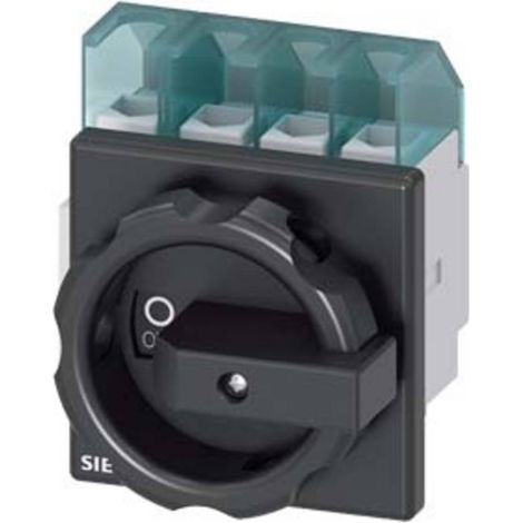 Interrupteur à coupure en charge noir 4 pôles 16 mm² 25 A 690 V/AC Siemens 3LD21031TL51 (1/3)
