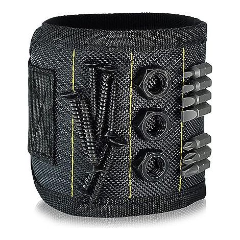 Magnetarmband – hält Schrauben, Muttern, Bolzen und Bohrer – Starker Magnet, verstellbares Armband für Damen und Herren (1/5)
