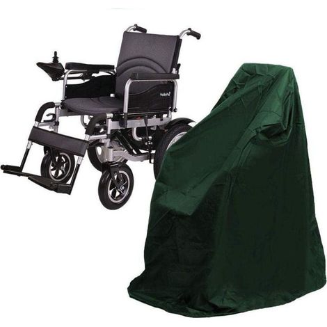 Étanche Électrique Fauteuil roulant Couverture étanche à la Poussière Housse de protection housse de protection 100x75x100cm Vert (1/4)