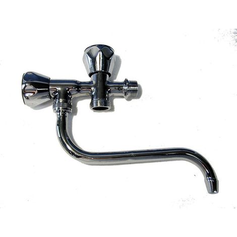 Rubinetto Lavatrice Collo Snodo 252