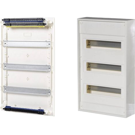 F-Tronic Coffret de distribution en saillie 36+6 modules (1/3)